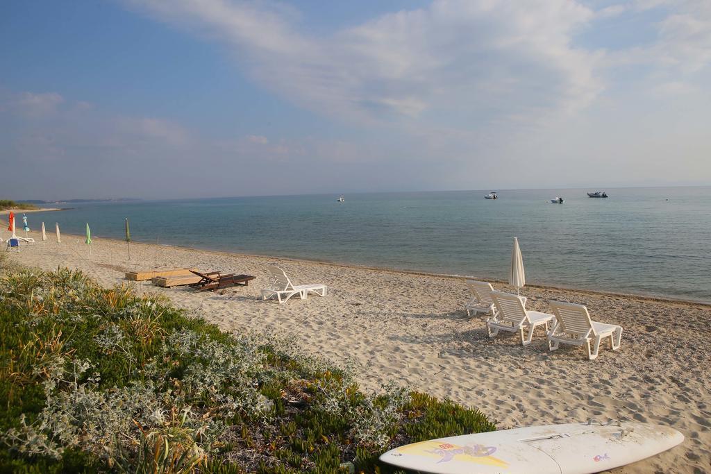 Beach Front Chanioti โปไลโครโน ภายนอก รูปภาพ