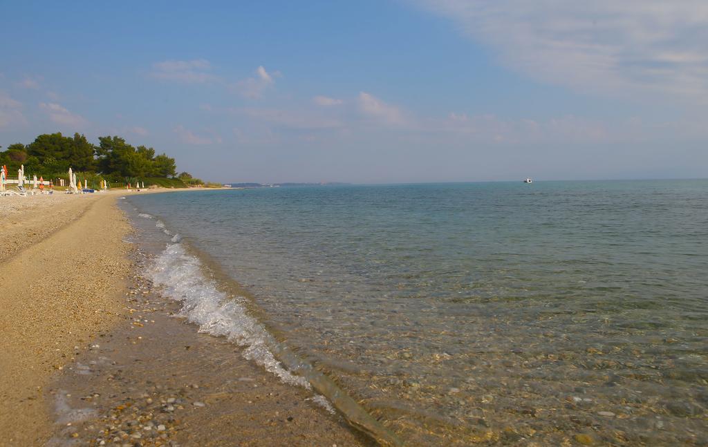 Beach Front Chanioti โปไลโครโน ภายนอก รูปภาพ